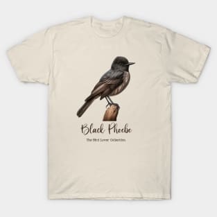 Black Phoebe - The Bird Lover Collection T-Shirt